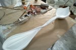 Taille Directe Cuillère geante de 1m de long en polystyrène
