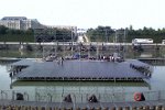 Montage de Blanche Neige / Prejlocaj, sur le bassin Neptune, Versailles