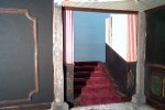 Concept d'un hall d'hotel des années 50.