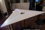Nolife - Table de présentation lumineuse Bois